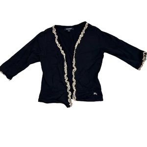 Authentic Burberry Nova Check Cardigan Girls Size 130A